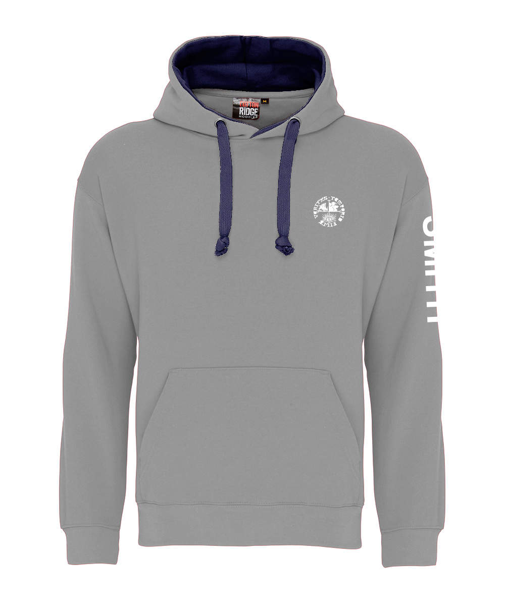 W73 TMHS contrast leavers hoody.